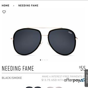 Quay Needing Fame Sunglasses